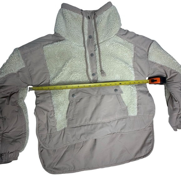 FINAL Last DAY Anthropologie Daily Practice Cream Long Sleeve Sherpa Jacket s - Picture 11 of 14